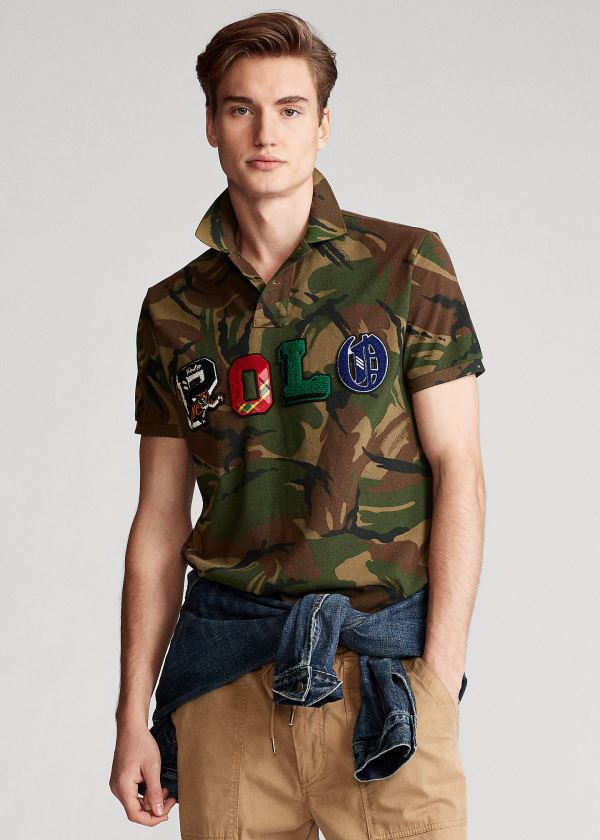 Polos Polo Ralph Lauren Hombre Camuflados - Custom Slim Fit - RCJOL2918